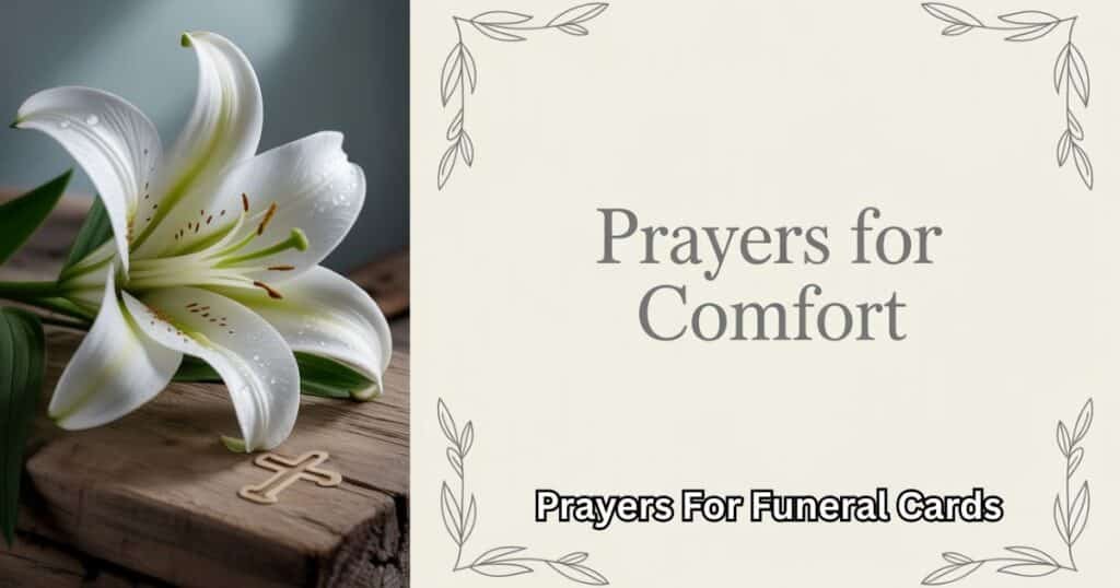 Prayers For Funeral Cards