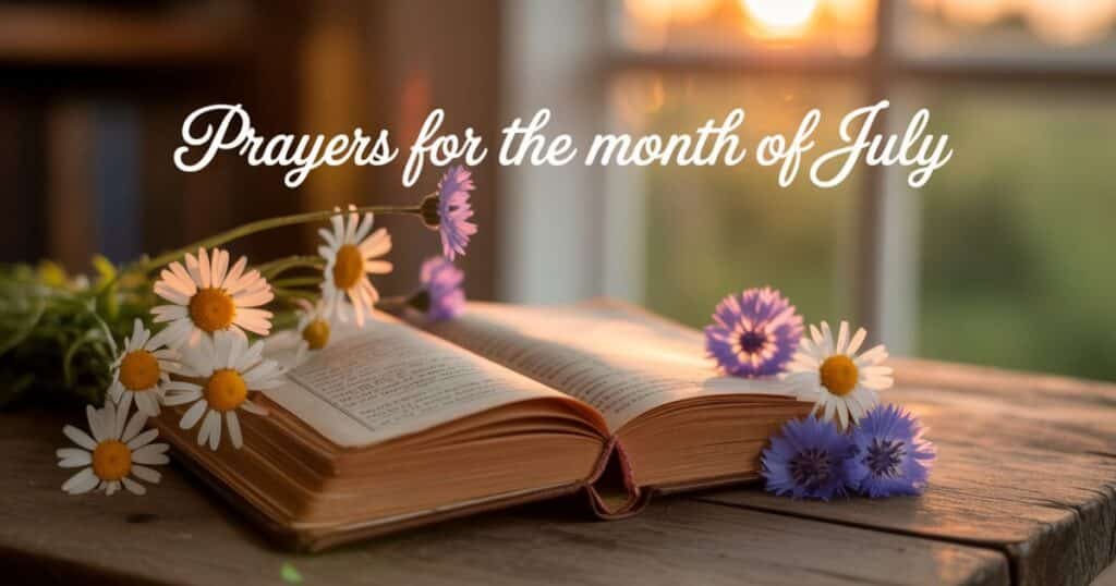 Prayers For The Month Of July